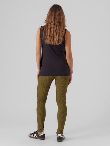 MAMALICIOUS Skinny Leggings 'EMMALINE' in Green