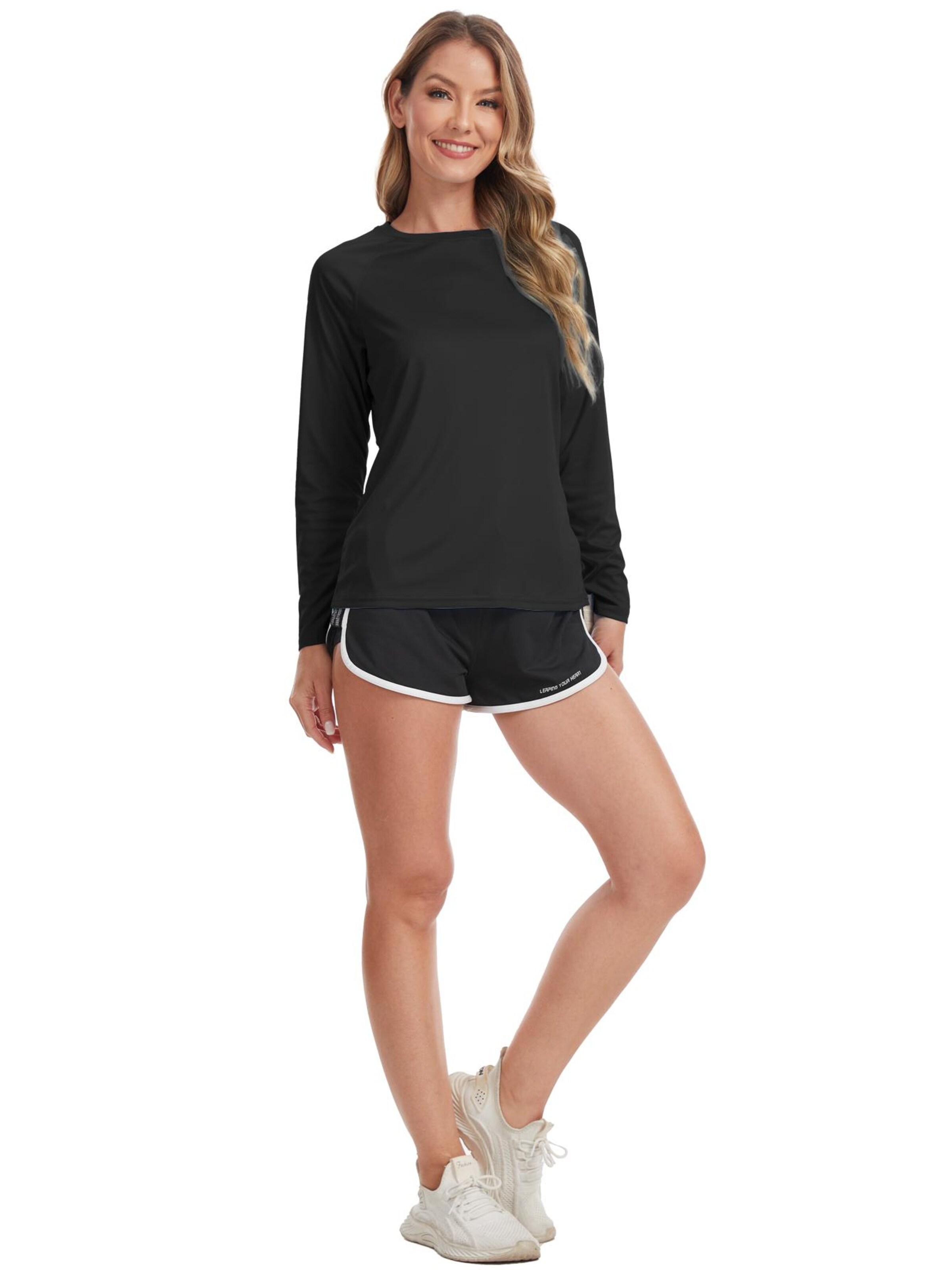 MEETWEE Shirt 'Rash Guard UPF 50+ UV shirt' in Black