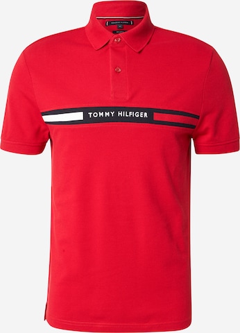 T-Shirt TOMMY HILFIGER en rouge : devant