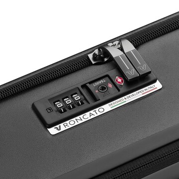 Roncato Trolley 'Florence' in Schwarz