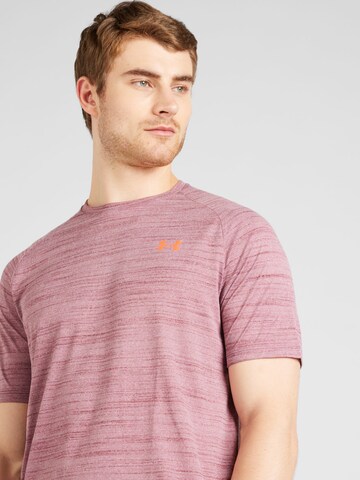 UNDER ARMOUR Functioneel shirt 'Tiger' in Roze