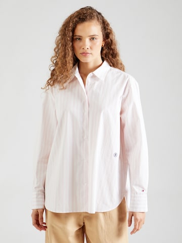 TOMMY HILFIGER - Blusa en rosa: frente