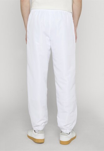 Effilé Pantalon de sport 'Carson' Sergio Tacchini en blanc