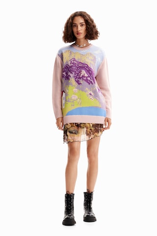 Desigual Sweater 'M. Christian Lacroix' in Pink