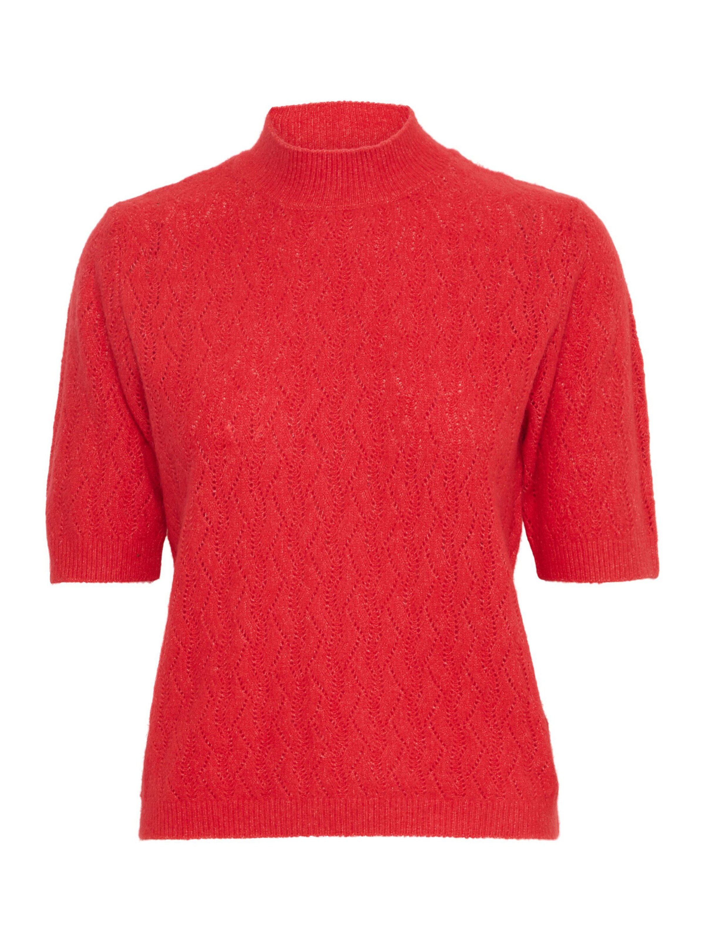 b.young Pullover 'Miffa' in Rot: Vorderseite