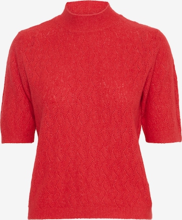 b.young Pullover 'Miffa' in Rot: Vorderseite