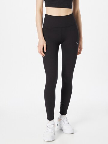 PUMA Skinny Sporthose 'Studio Foundation' in Schwarz: predná strana