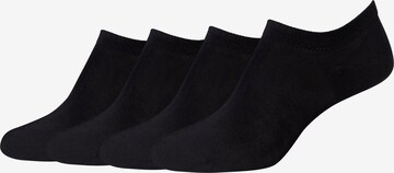 camano Ankle Socks in Black: front