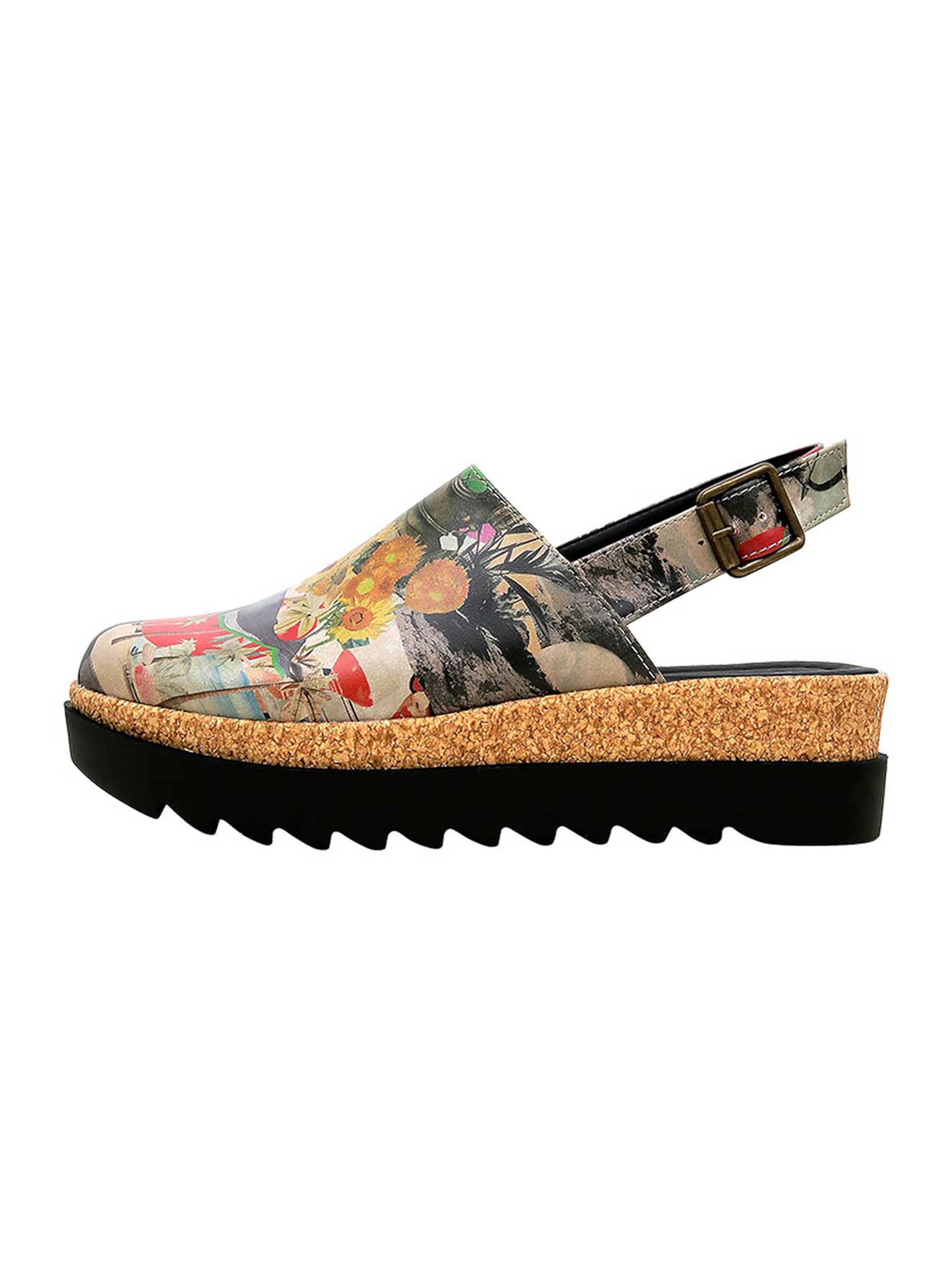 DOGO Sandale 'DOGO Akita - Lucid Dreaming'‌‌‌‌‌‌‌‌ in Beige: Vorderseite