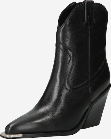 BRONX Cowboy Boots 'New Kole' in Black: front