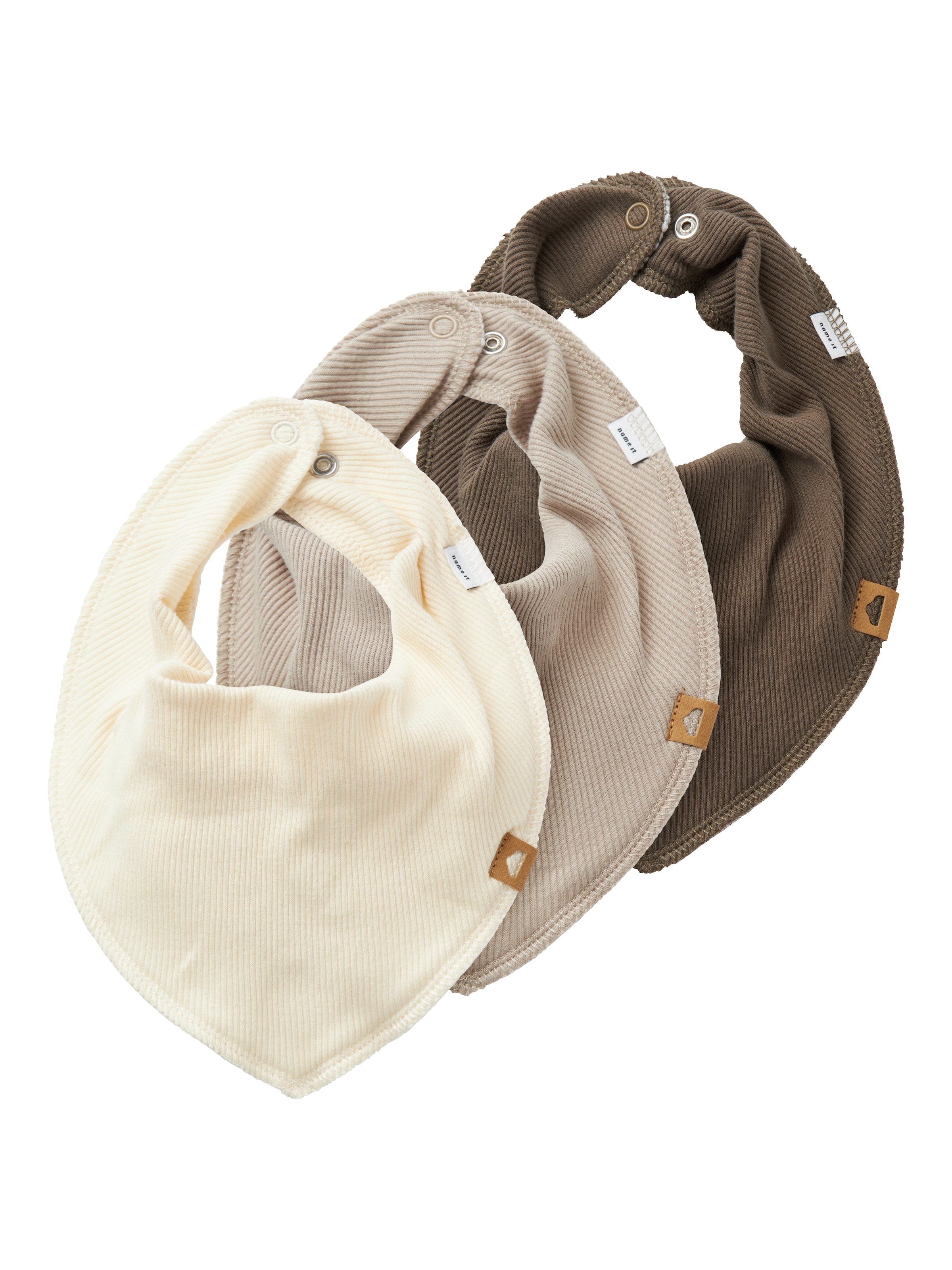 NAME IT Śliniak &#x27;NBNYvetti&#x27; w kolorze beżowy: przód