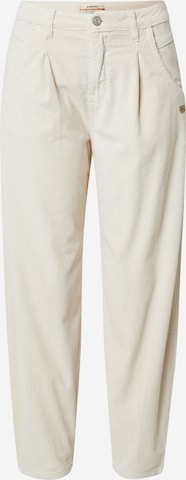Loosefit Pantaloni con pieghe 'Silvia' di Gang in beige: frontale