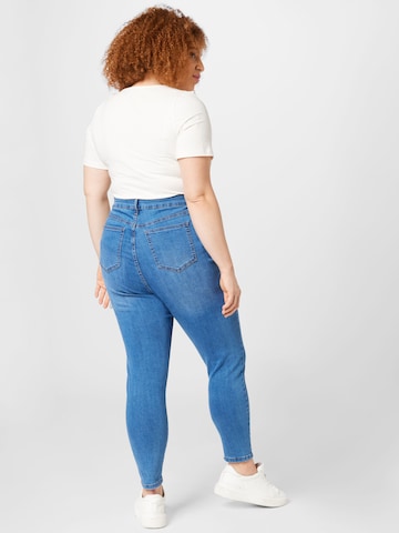 Cotton On Curve Skinny Jeans 'Adriana' in Blau