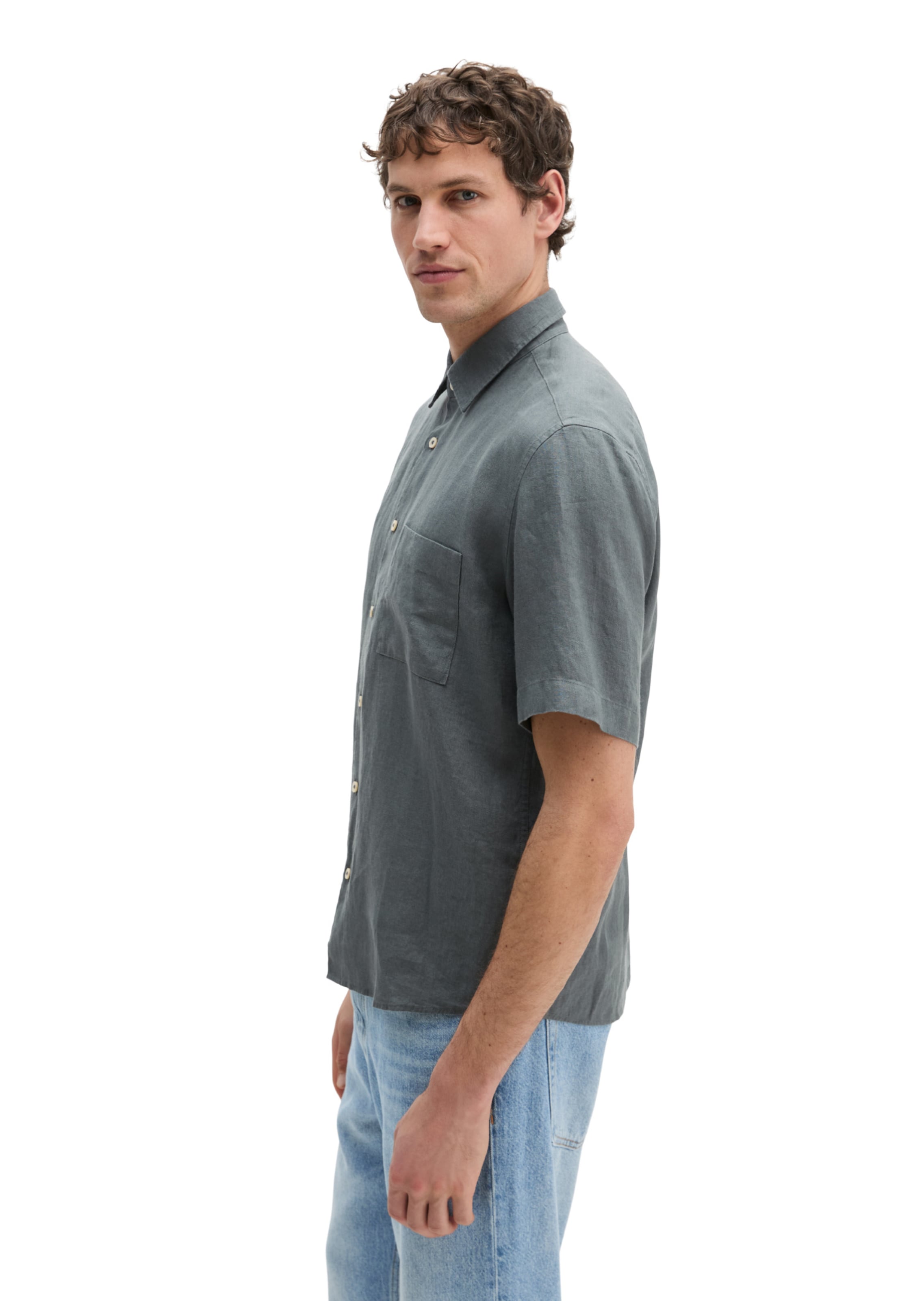 Marc O'Polo Regular Fit Hemd in Grau