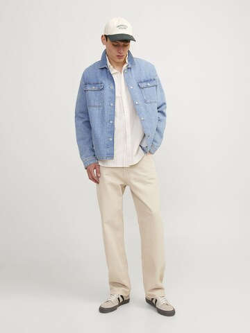 JACK & JONES Regular Jeans 'IEDDIE JJCOOPER AM 469' in Beige