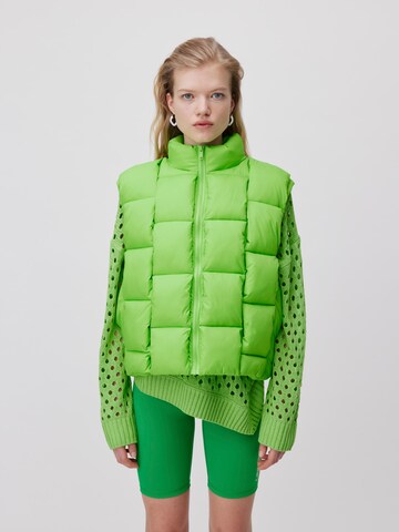 LeGer by Lena Gercke Bodywarmer 'Linda' in Groen: voorkant