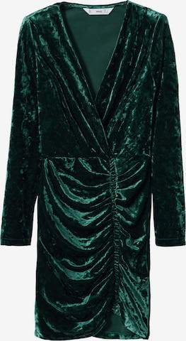 MANGO Cocktailklänning 'TRASTI' i grön: framsida