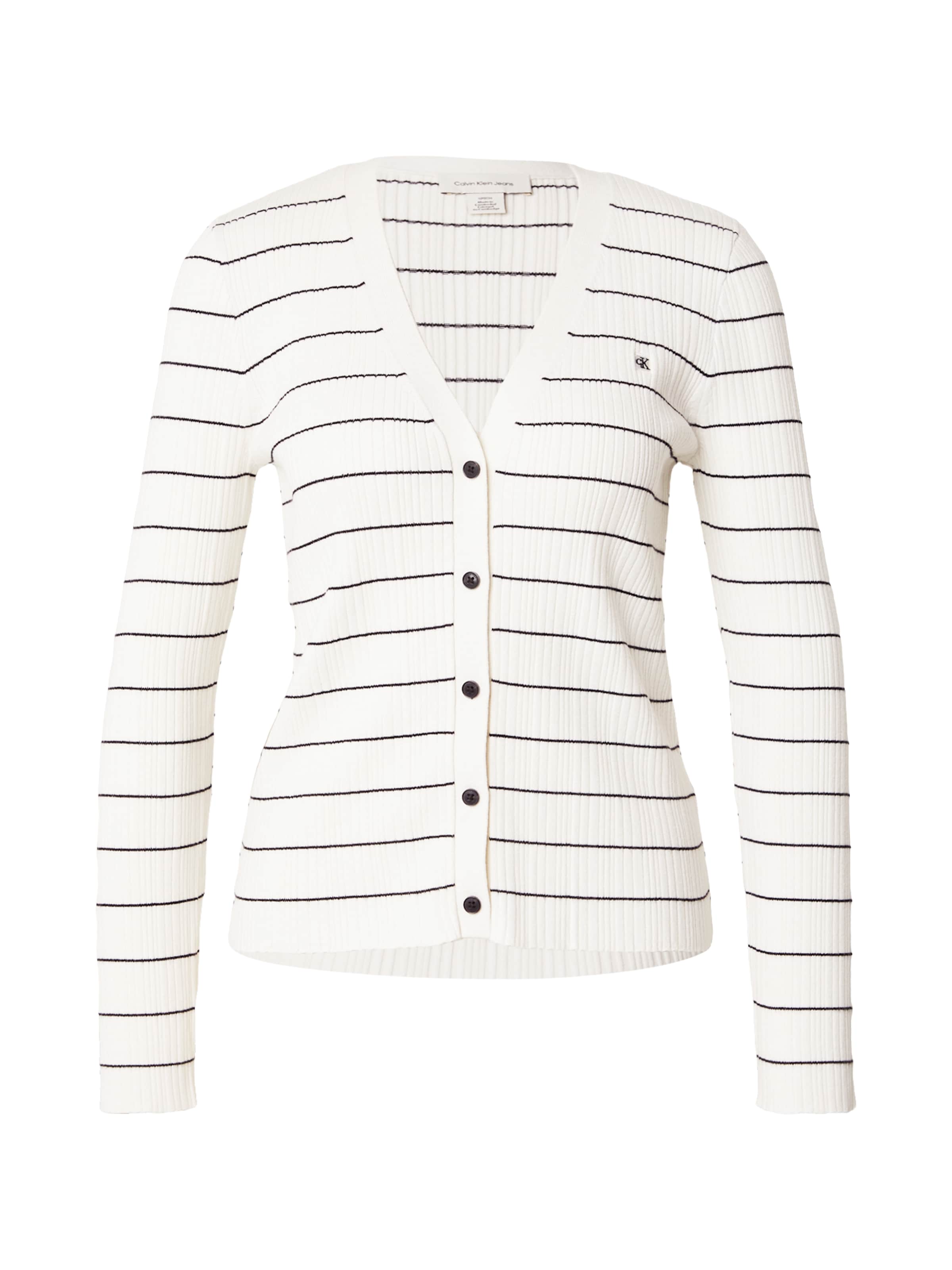 Cardigan Calvin Klein Jeans en blanc : devant