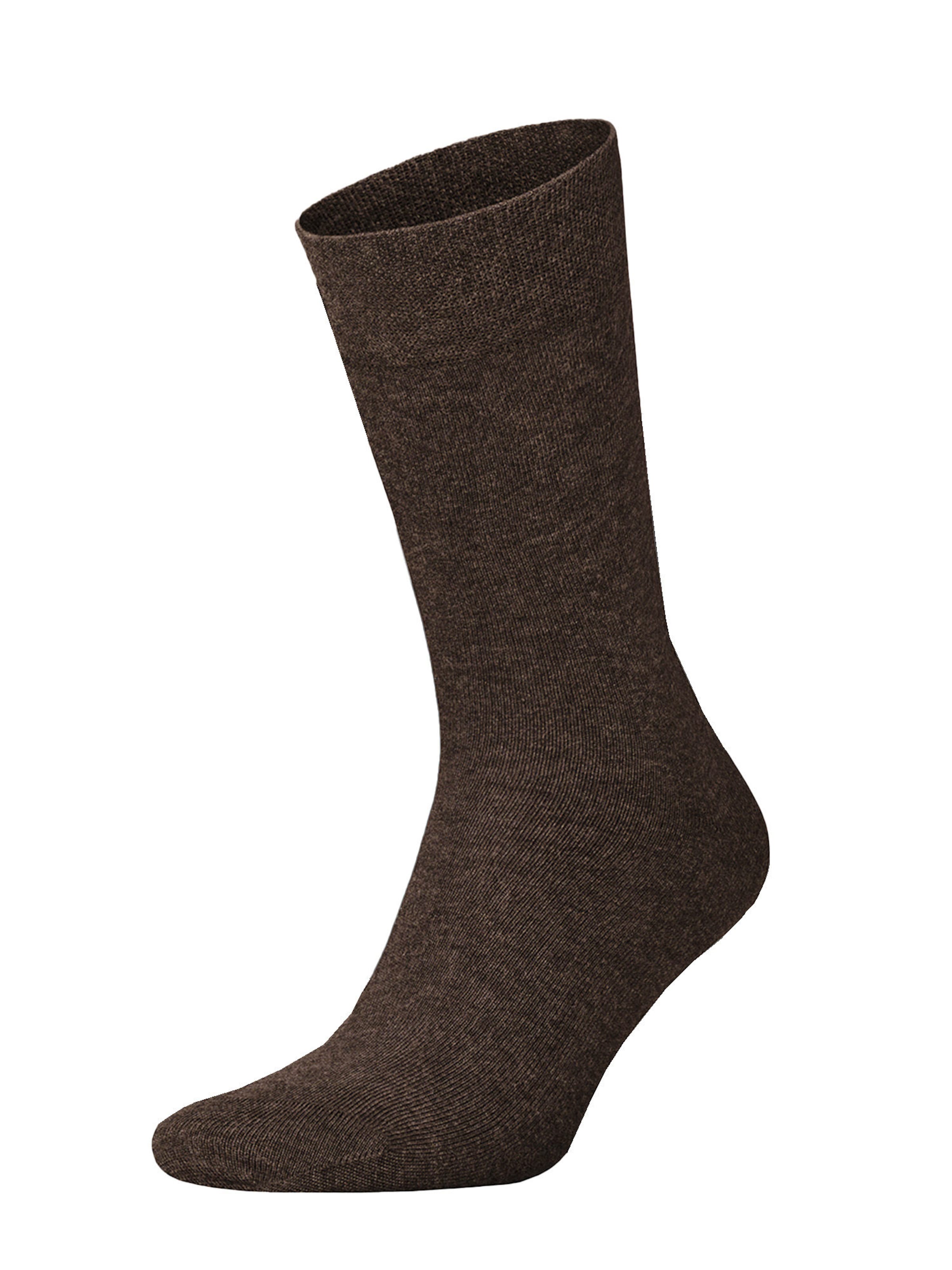 Hudson Socken 'Relax Cotton' in Braun: Vorderseite