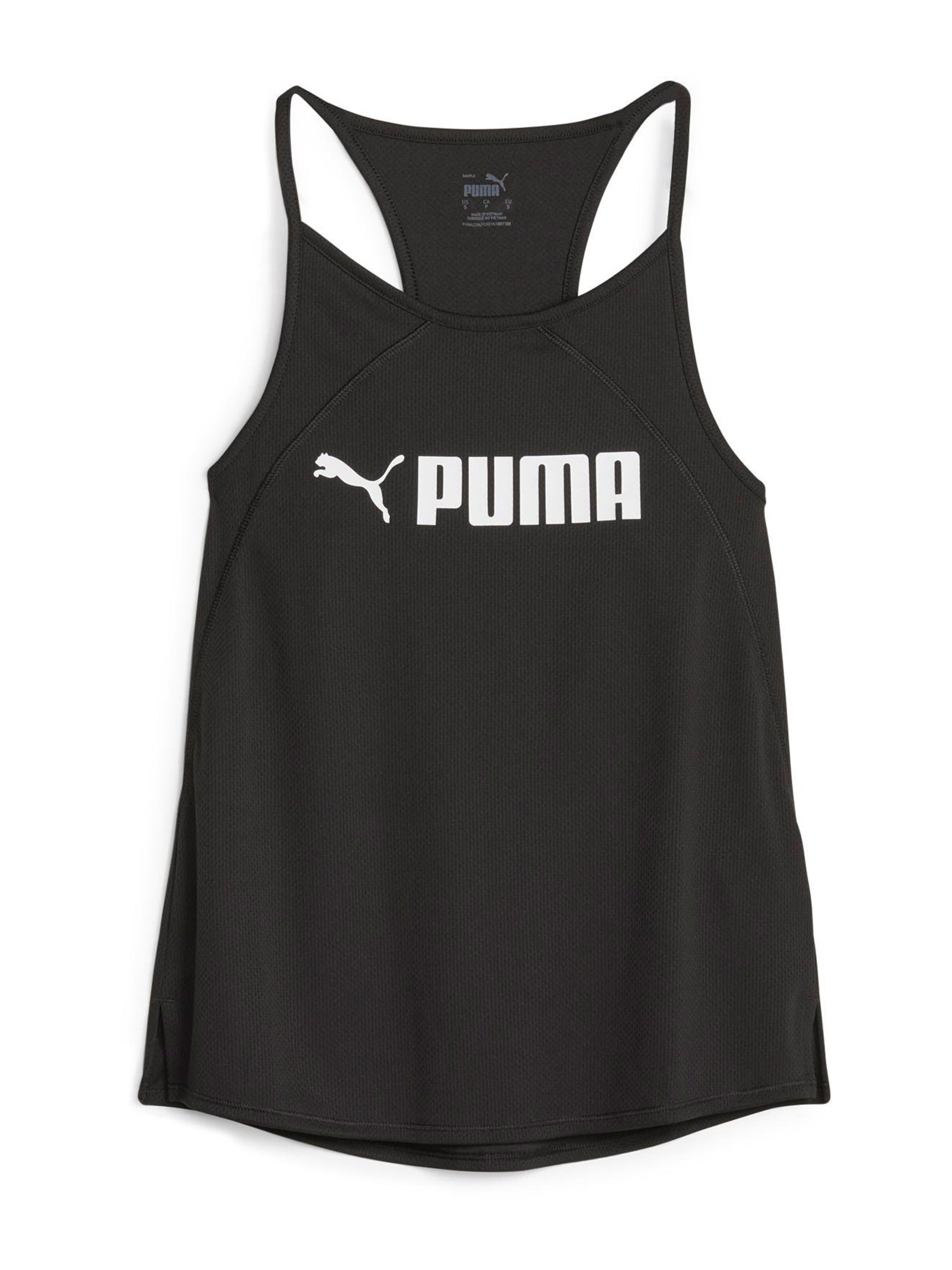 Top sportivo di PUMA in nero: frontale