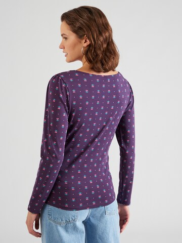 Blutsgeschwister Shirt 'Oh Marine' in Purple