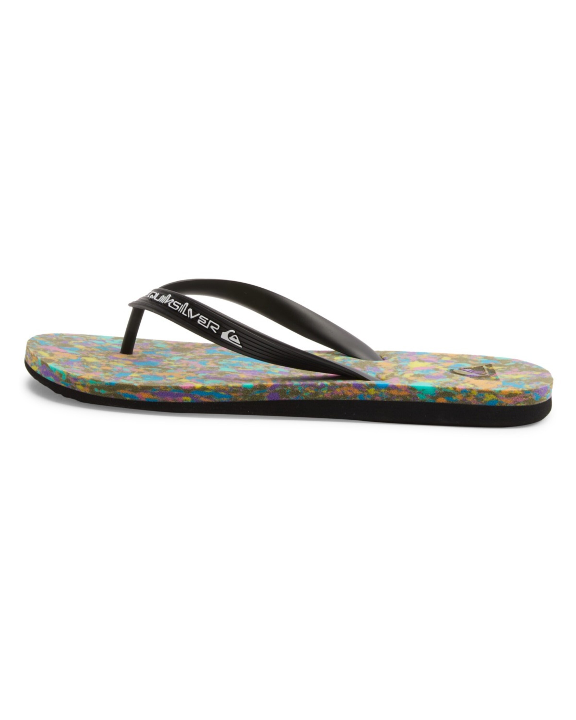 QUIKSILVER Teenslippers 'Molokai' in Zwart: voorkant