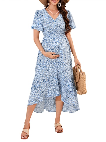 Yesfashion Dress in Blue: front