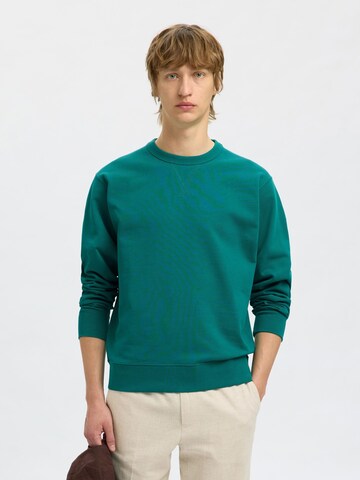 SELECTED Sweatshirt i grøn: forside