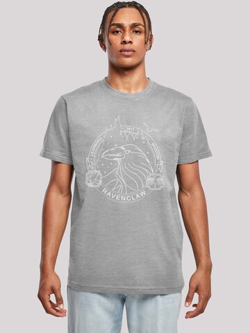 F4NT4STIC T-Shirt 'Harry Potter Ravenclaw Seal' in Grau: Vorderseite