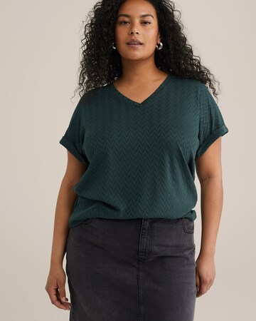 T-shirt WE Fashion en vert