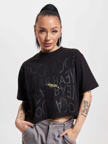 T-shirt ROCAWEAR en noir : devant
