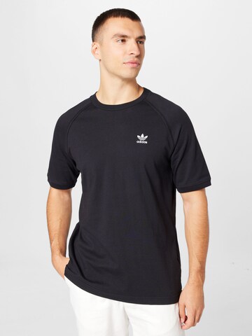 T-Shirt 'Essentials+ Trefoil' ADIDAS ORIGINALS en noir : devant