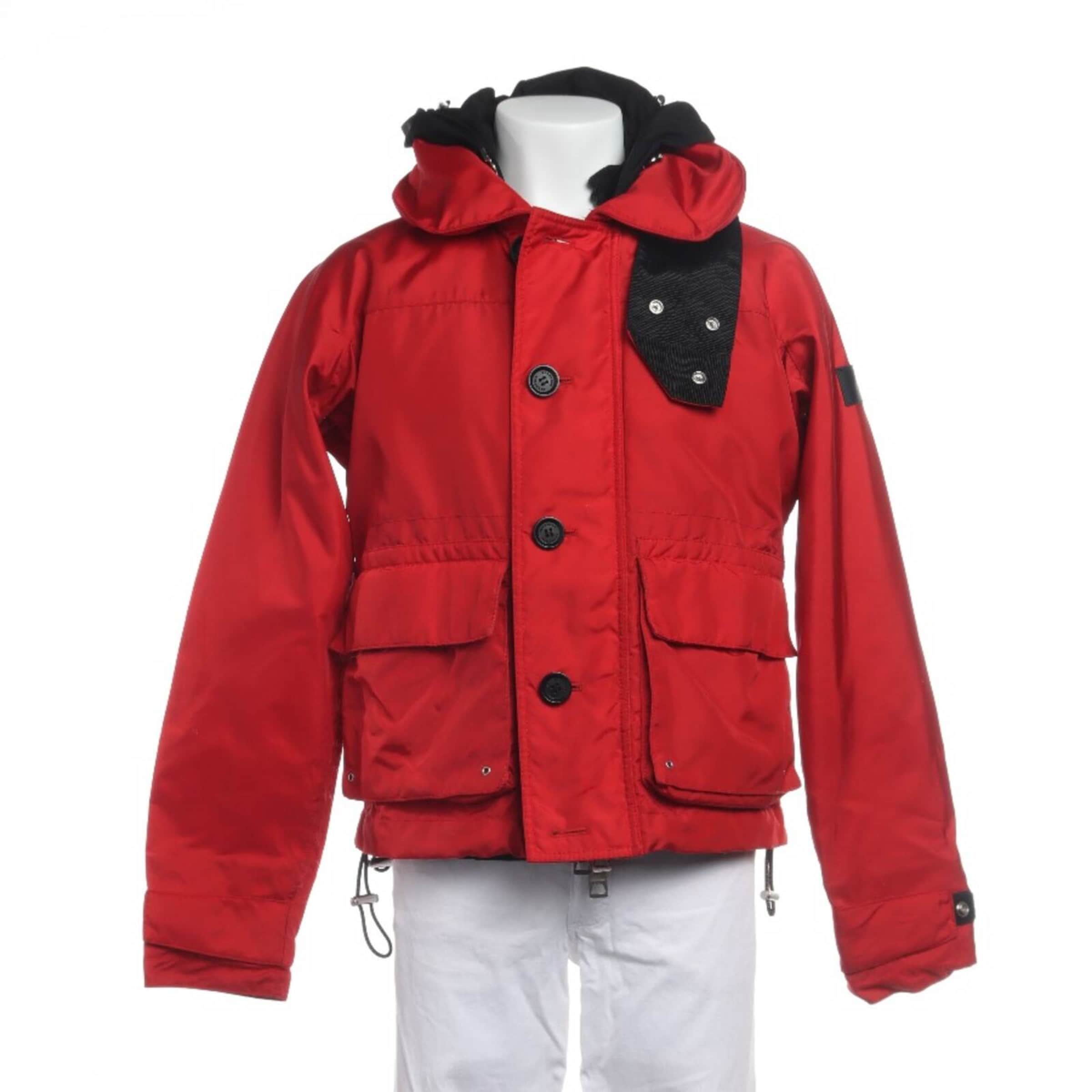 BURBERRY Übergangsjacke in M in rot, Produktansicht