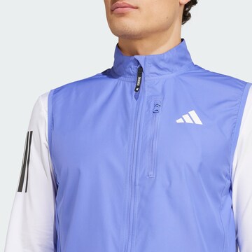 ADIDAS PERFORMANCE - Chaleco deportivo 'Own the Run' en azul