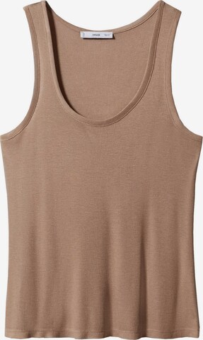 MANGO Top 'BOBAR' in Brown: front