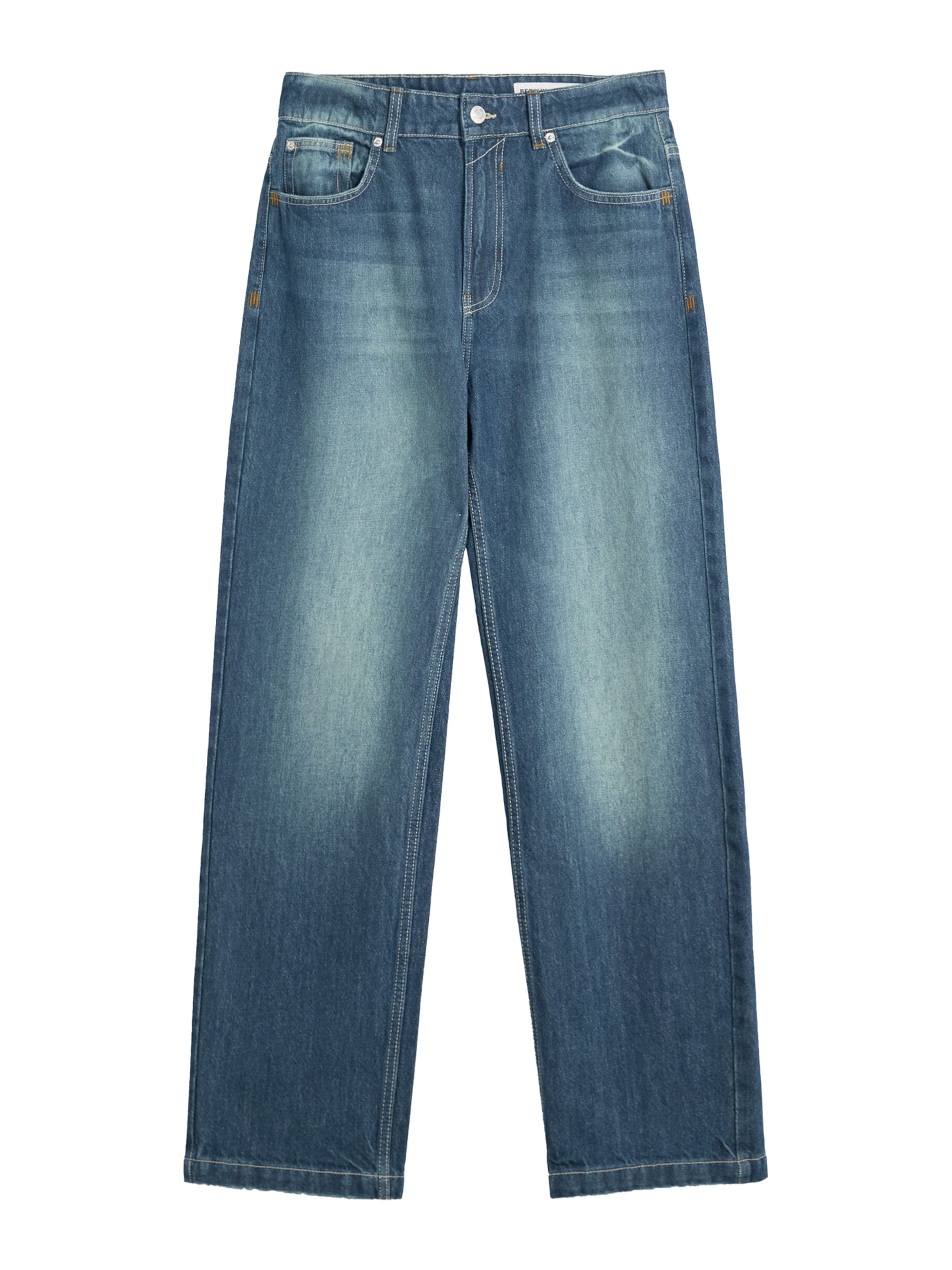 Loosefit Jeans di Bershka in blu: frontale
