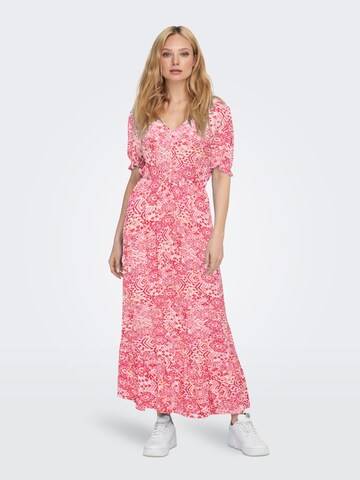 Robe 'ONLCHIANTI' ONLY en rose : devant