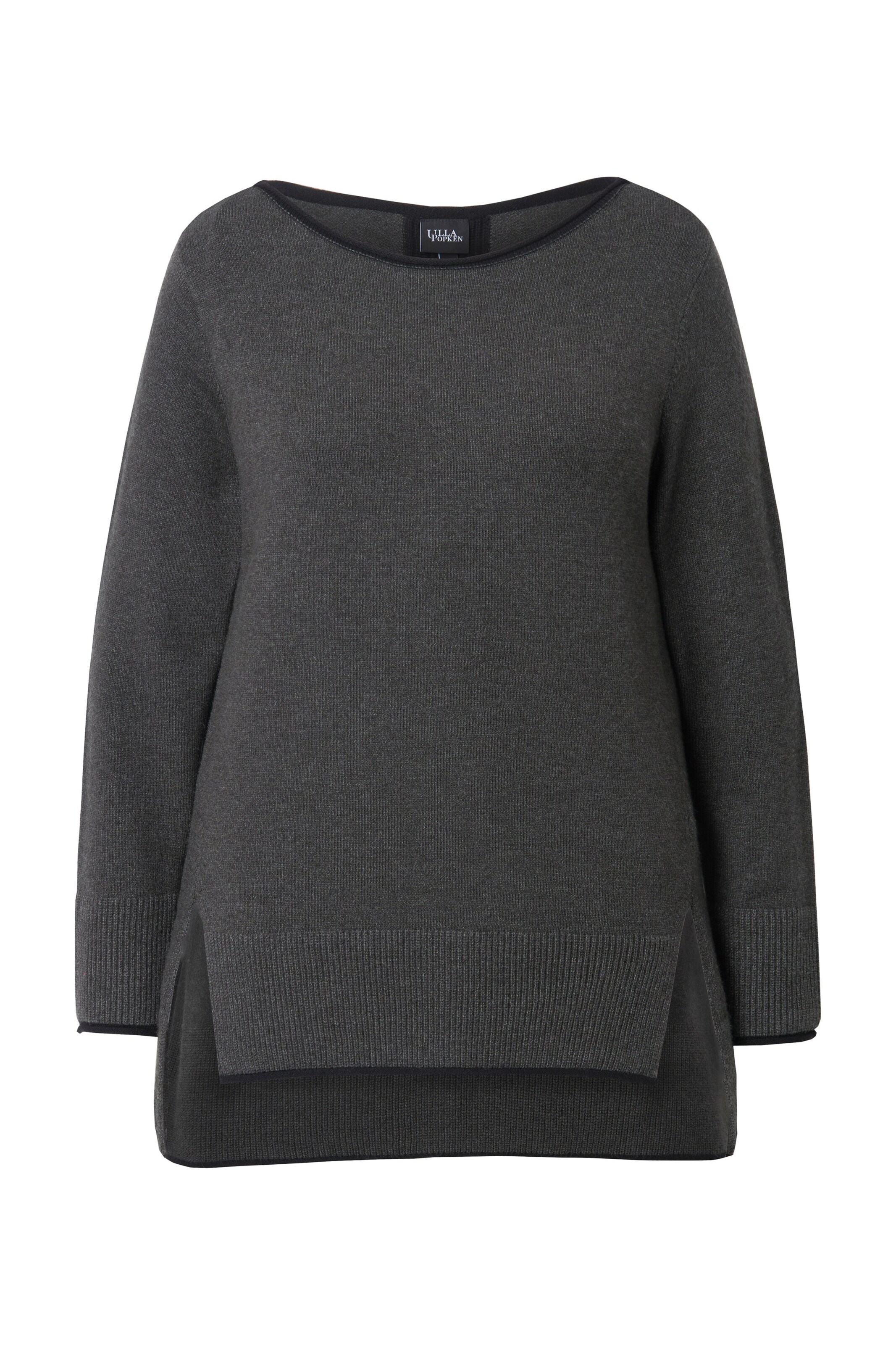 Ulla Popken Pullover in Grau: Vorderseite