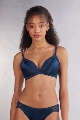 INTIMISSIMI Triangel BH 'Tiziana' in Blau: Vorderseite
