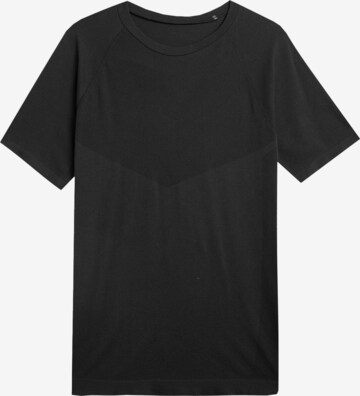 T-Shirt fonctionnel 4F en noir : devant