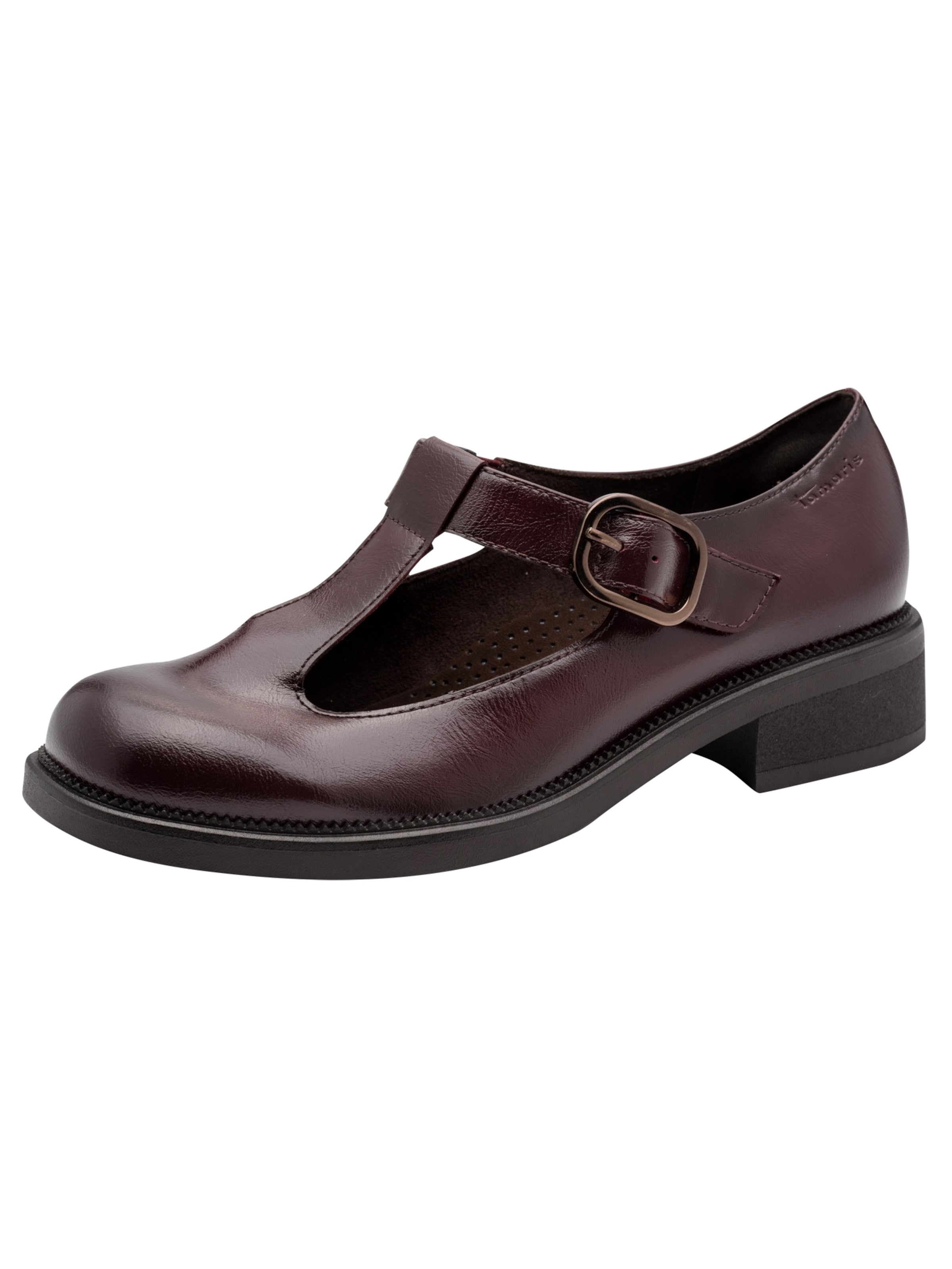 Tamaris Slip-ons in Red: front