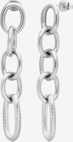 Lucardi Ohrringe in Silber: Vorderseite