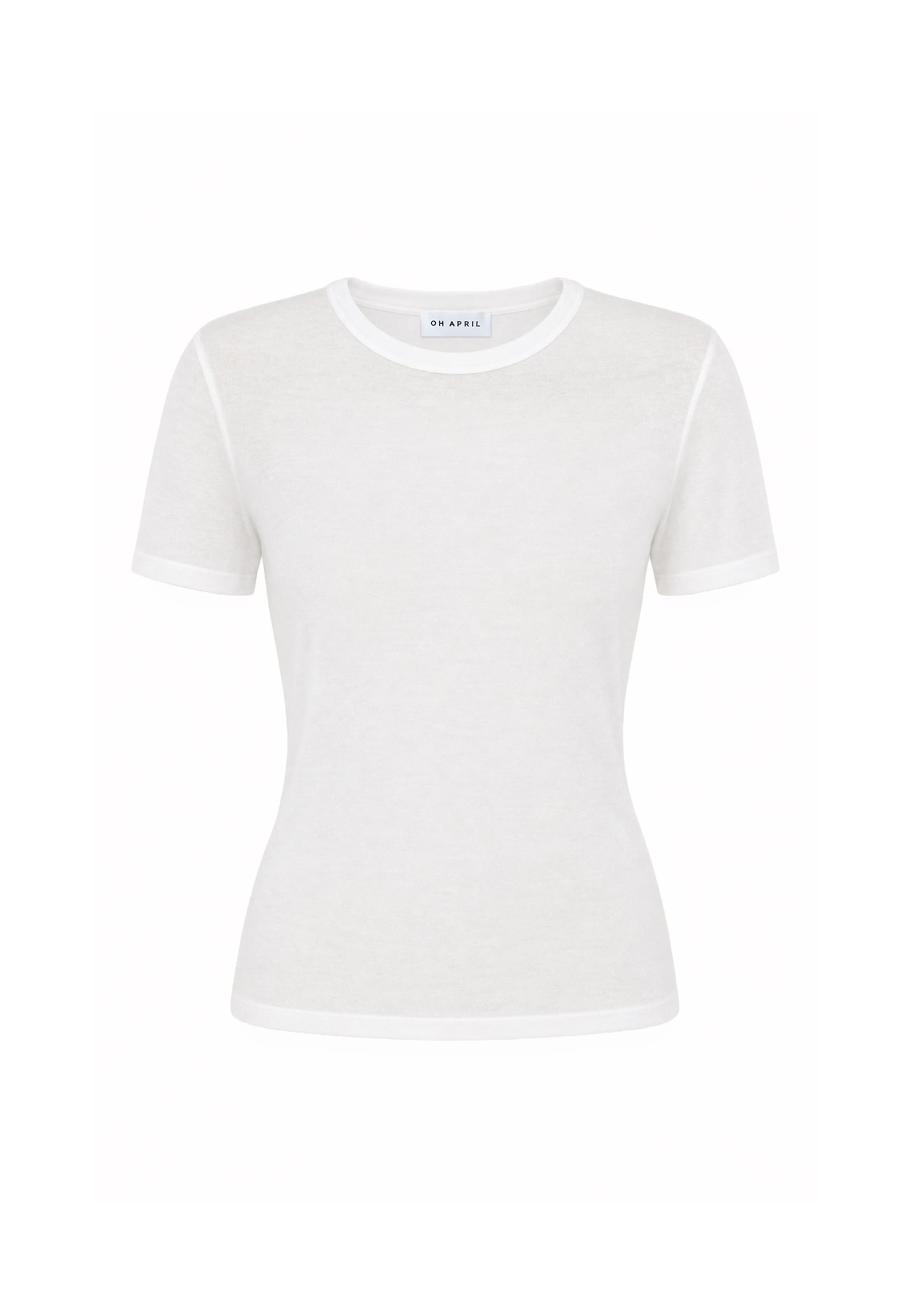 Maglietta 'Elin' di OH APRIL in bianco: frontale