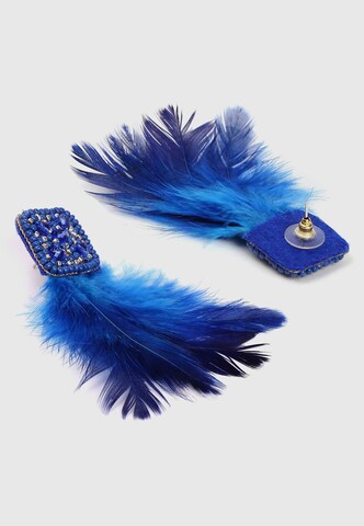 SOHI Earrings 'Tamara' in Blue