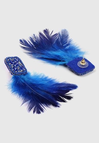 SOHI Earrings 'Tamara' in Blue