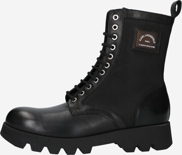 Karl Lagerfeld Lace-up boot 'TERRA FIRMA' in Black