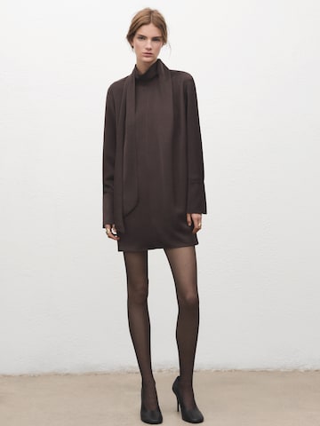 MANGO Jurk 'NICO' in Bruin