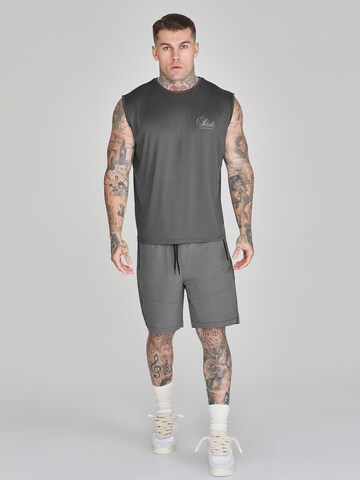 SikSilk Regular Cargohose in Grau