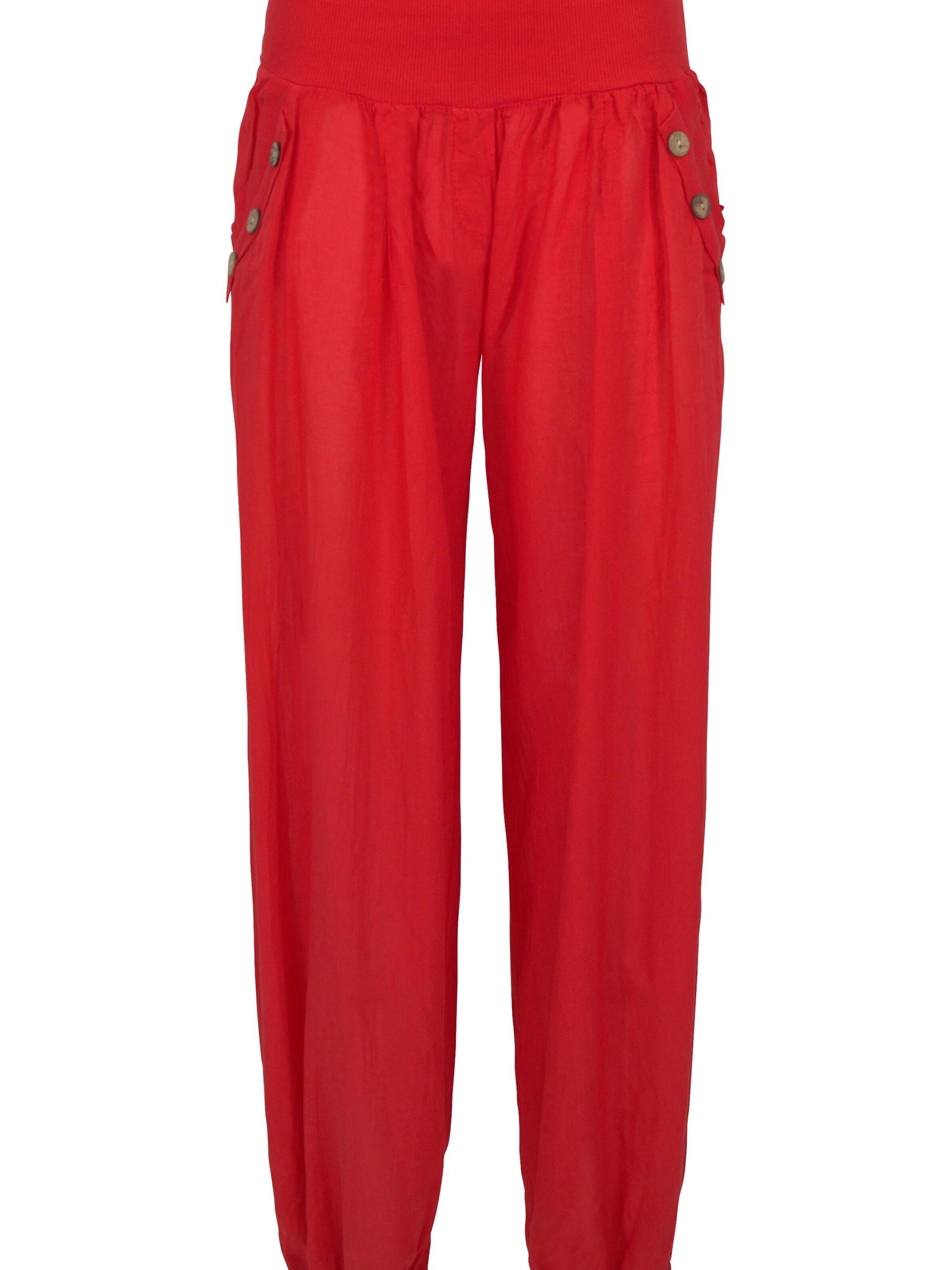 malito more than fashion Loose fit Harem Pants in Red
