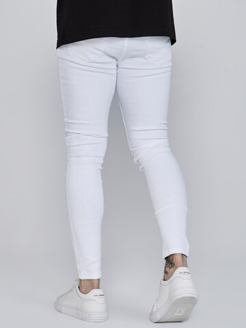 Slimfit Jeans di SikSilk in bianco